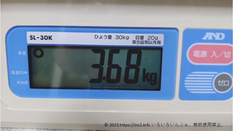 秤の表示